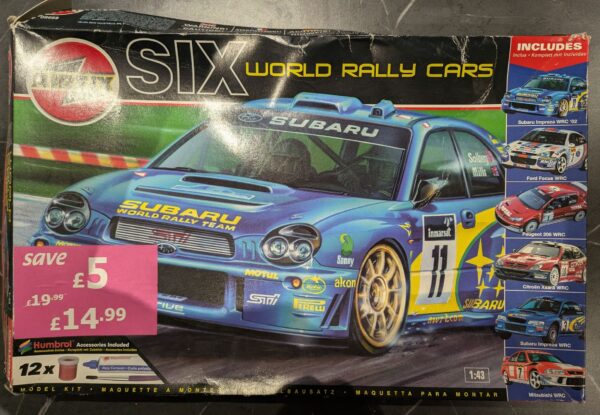 Six World Rally Cars - 8659